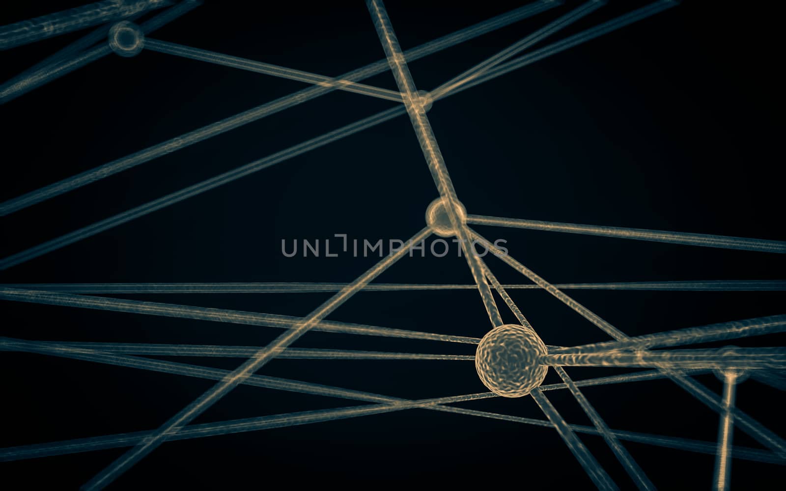 Science Molecule DNA Model Structure by teerawit