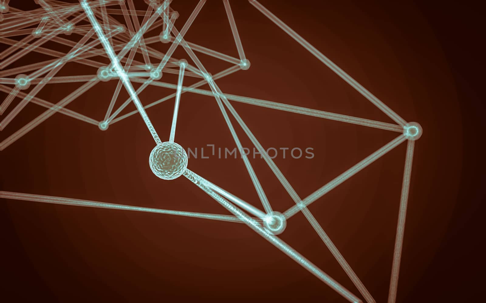 Science Molecule DNA Model Structure by teerawit