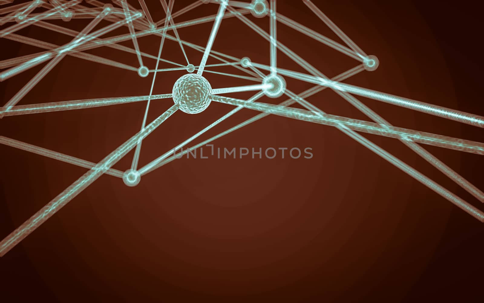 Science Molecule DNA Model Structure by teerawit