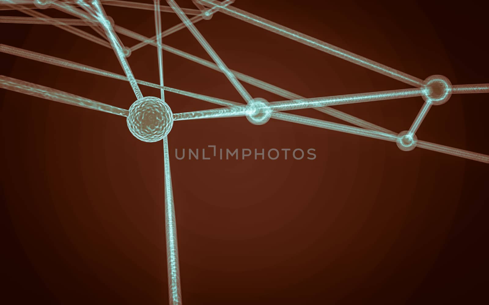 Science Molecule DNA Model Structure by teerawit