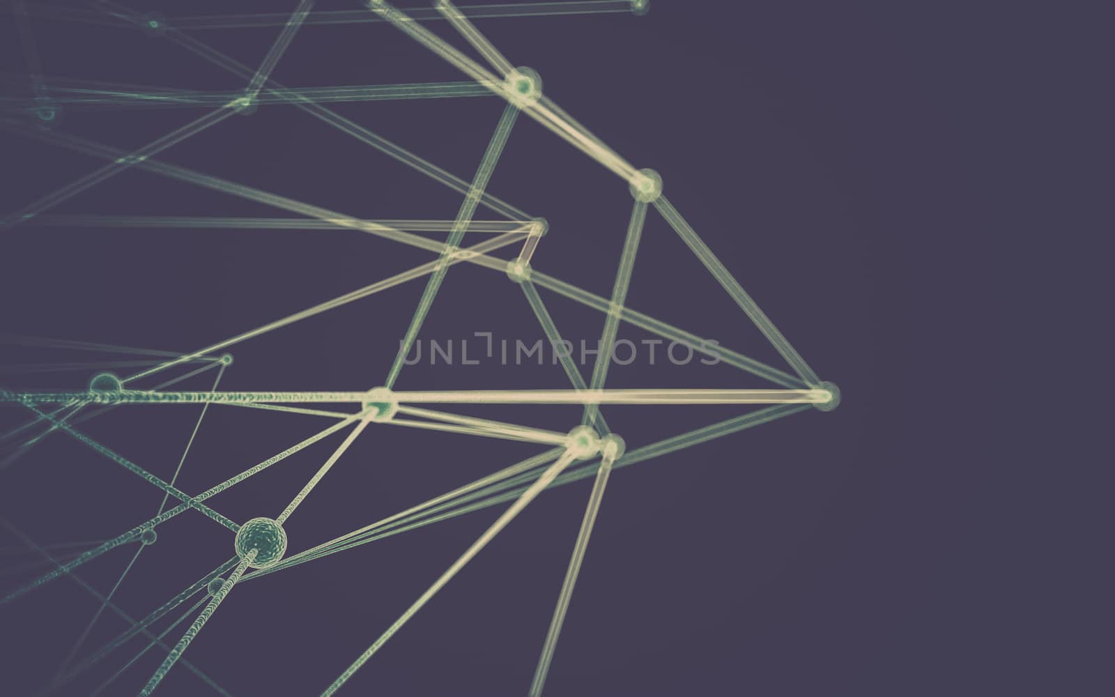 Science Molecule DNA Model Structure by teerawit