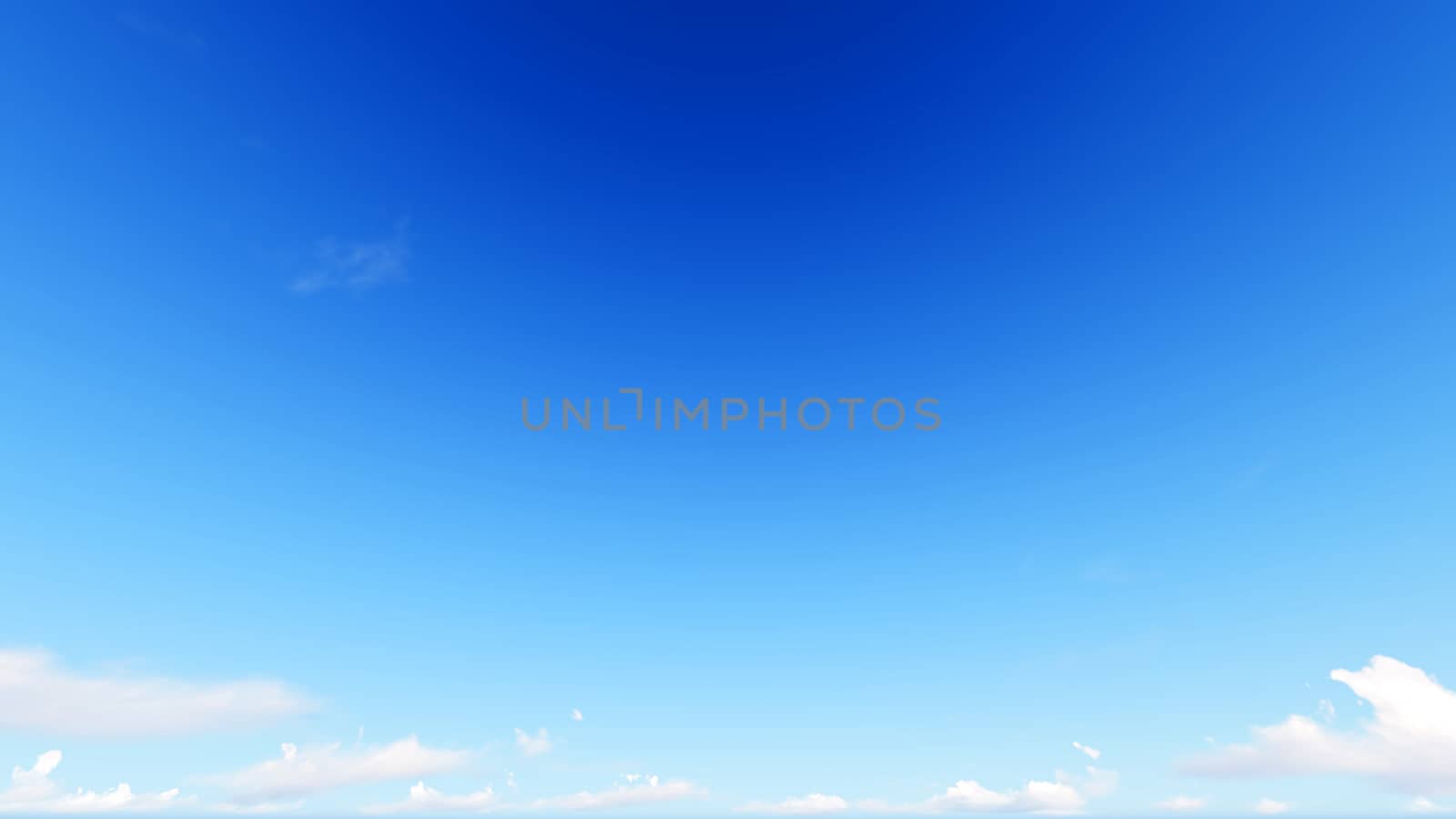 Cloudy blue sky abstract background, blue sky background with tiny clouds, 3d illustration