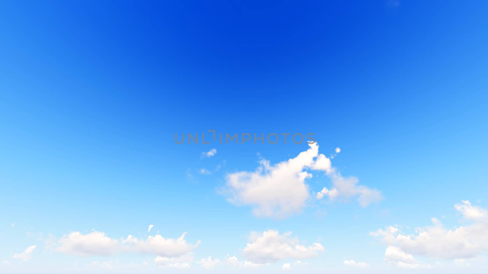 Cloudy blue sky abstract background, blue sky background with tiny clouds, 3d illustration