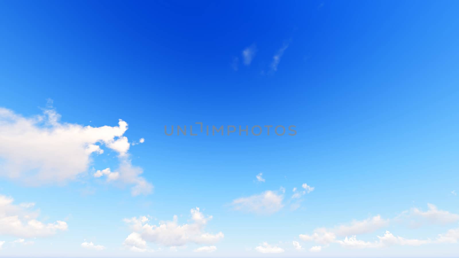 Cloudy blue sky abstract background, 3d illustration by teerawit