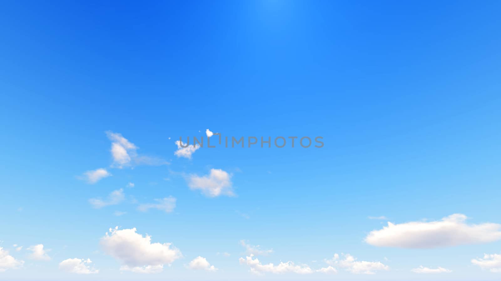 Cloudy blue sky abstract background, blue sky background with tiny clouds, 3d illustration