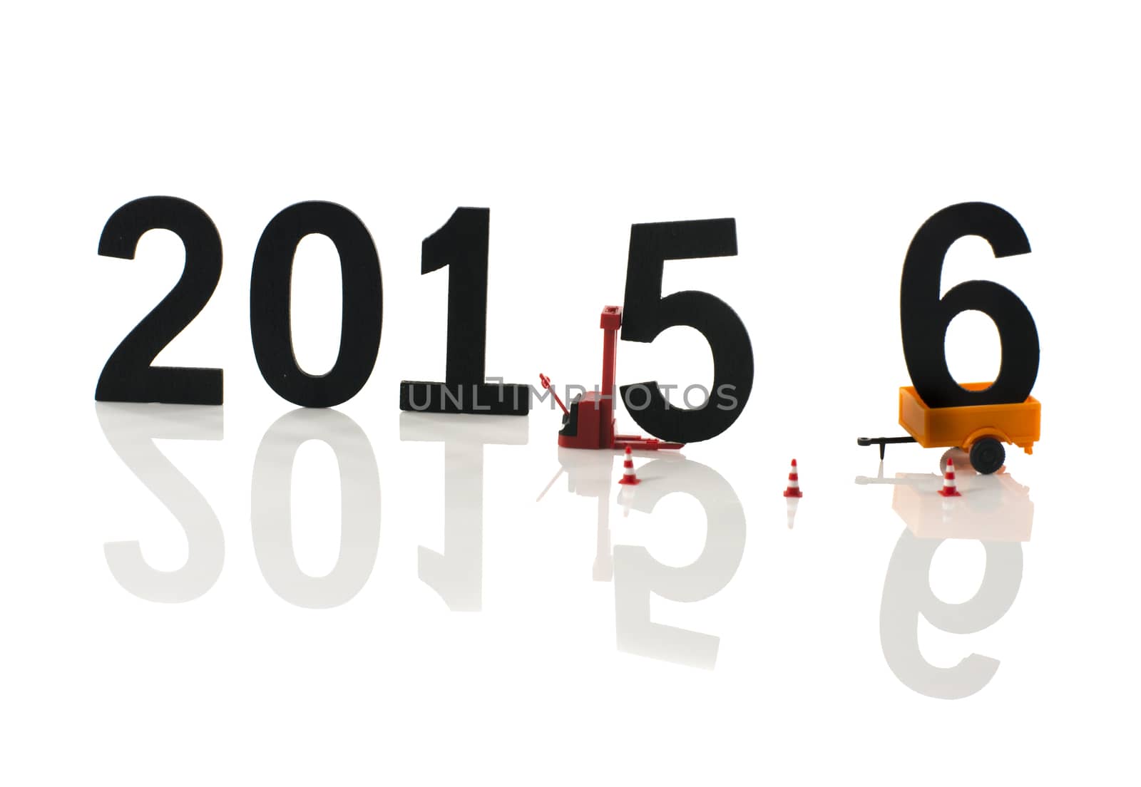 new year 2016 coming after 2015