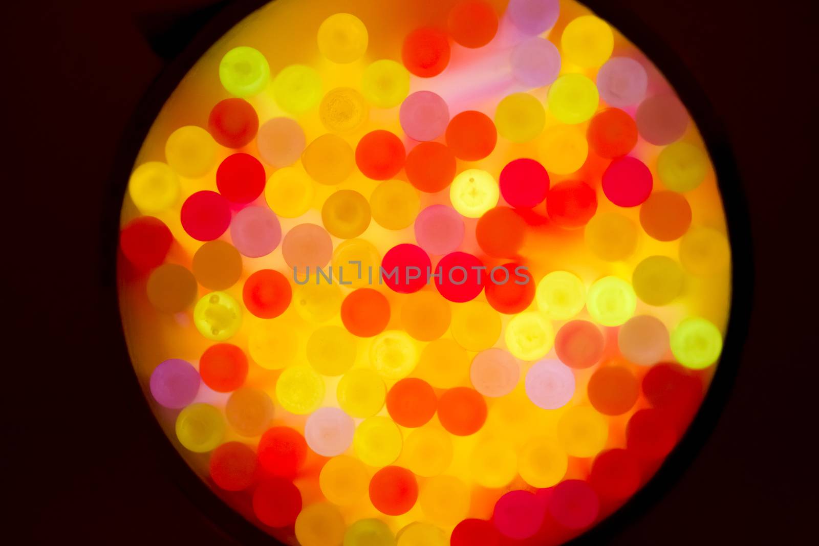 Colorful fluorescent light neon on blanck background