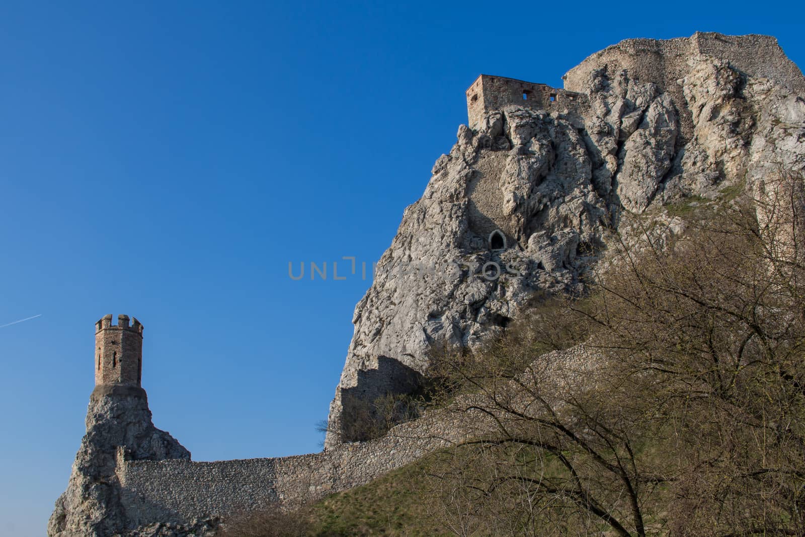 Devin castle and Maiden Tower, Slovakia by YassminPhoto