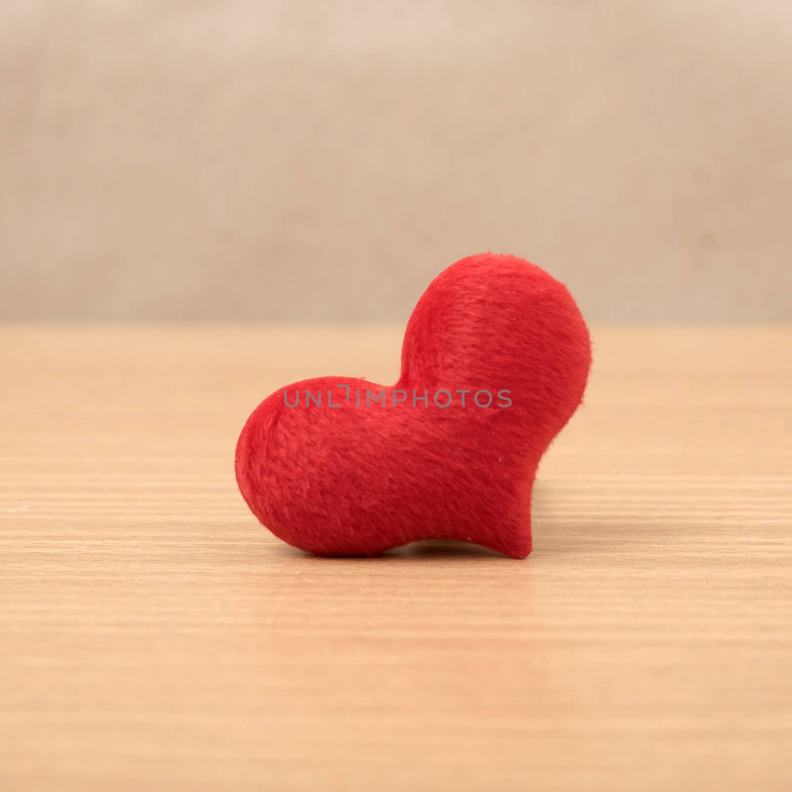 red heart on wood by ammza12
