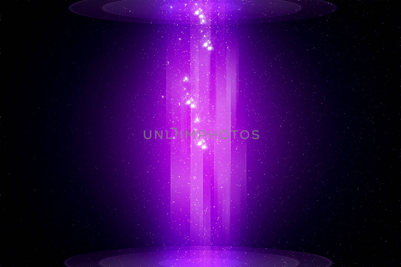 Abstract purple background with dots and waves