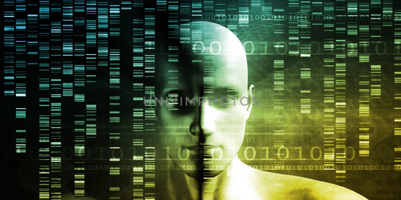 Genetic Engineering Science Research and Development Concept