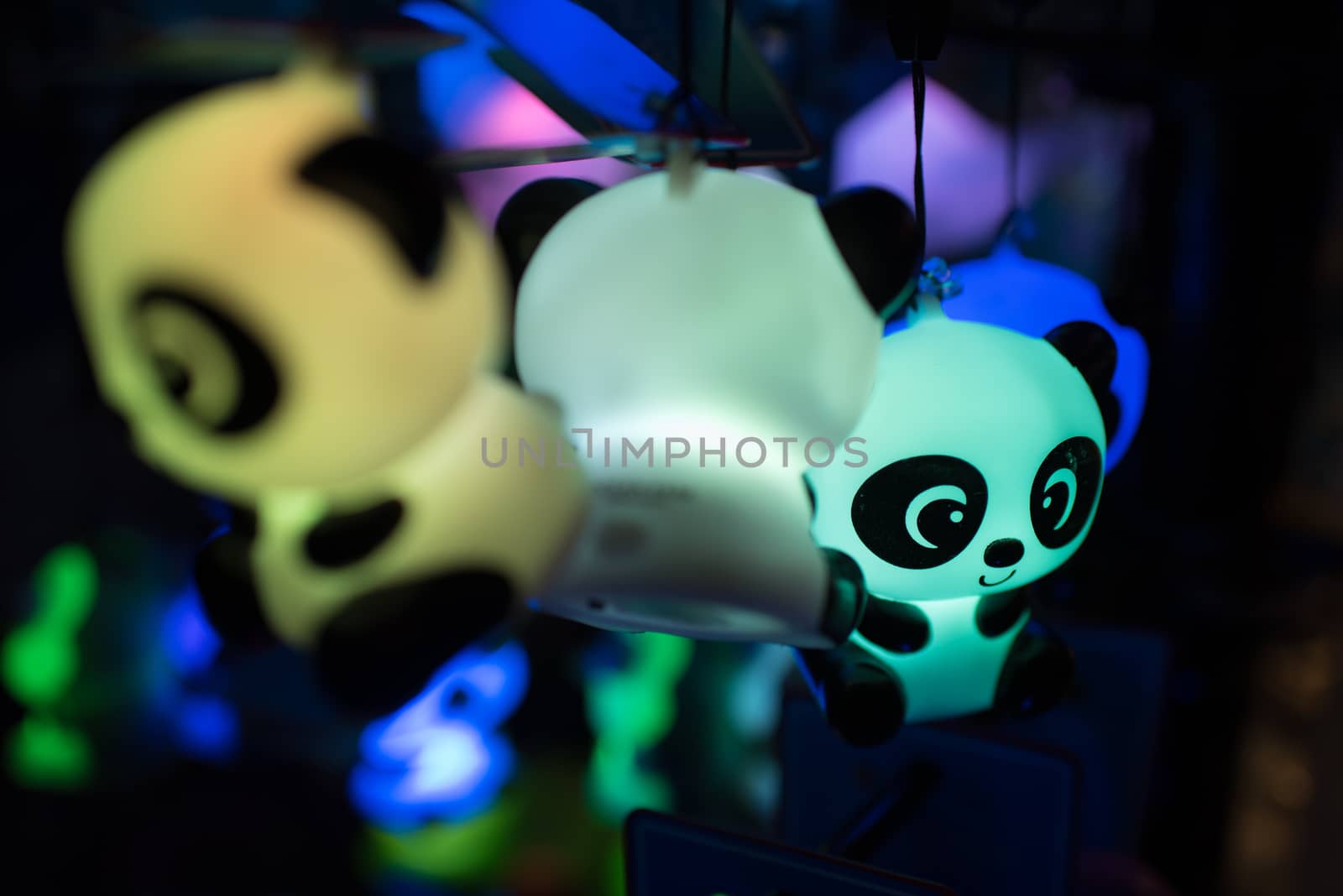 Fluorescent toy of cute animal - panda