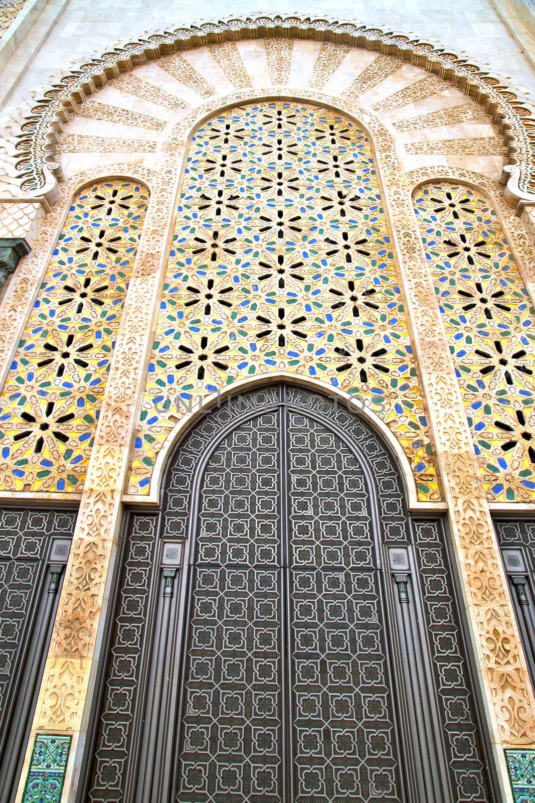historical marble  in  antique building door morocco      style  by lkpro