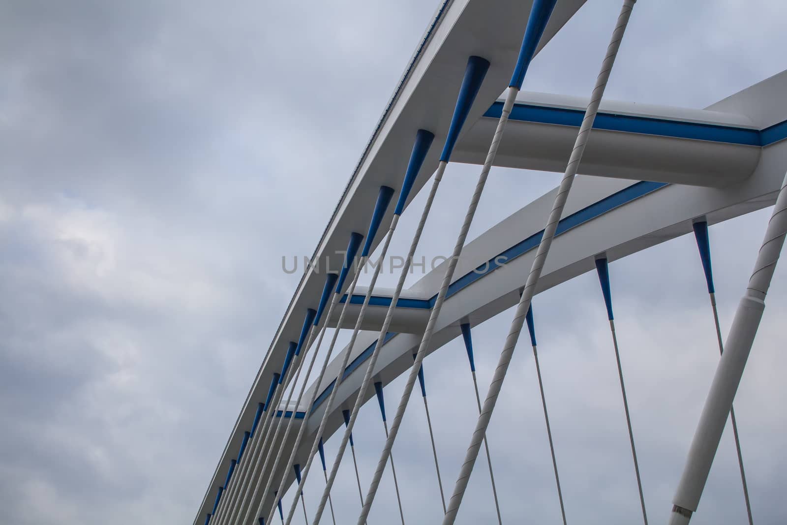 Details of a modern bridge construction by YassminPhoto