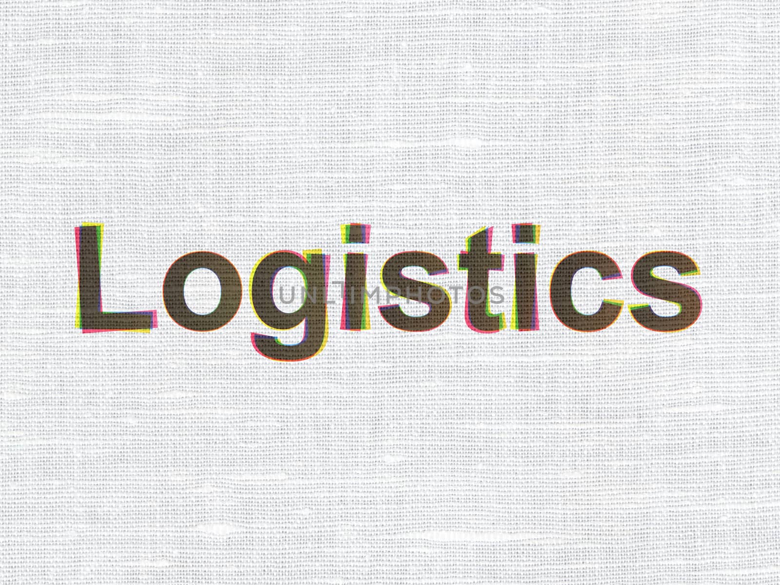 Finance concept: Logistics on fabric texture background by maxkabakov