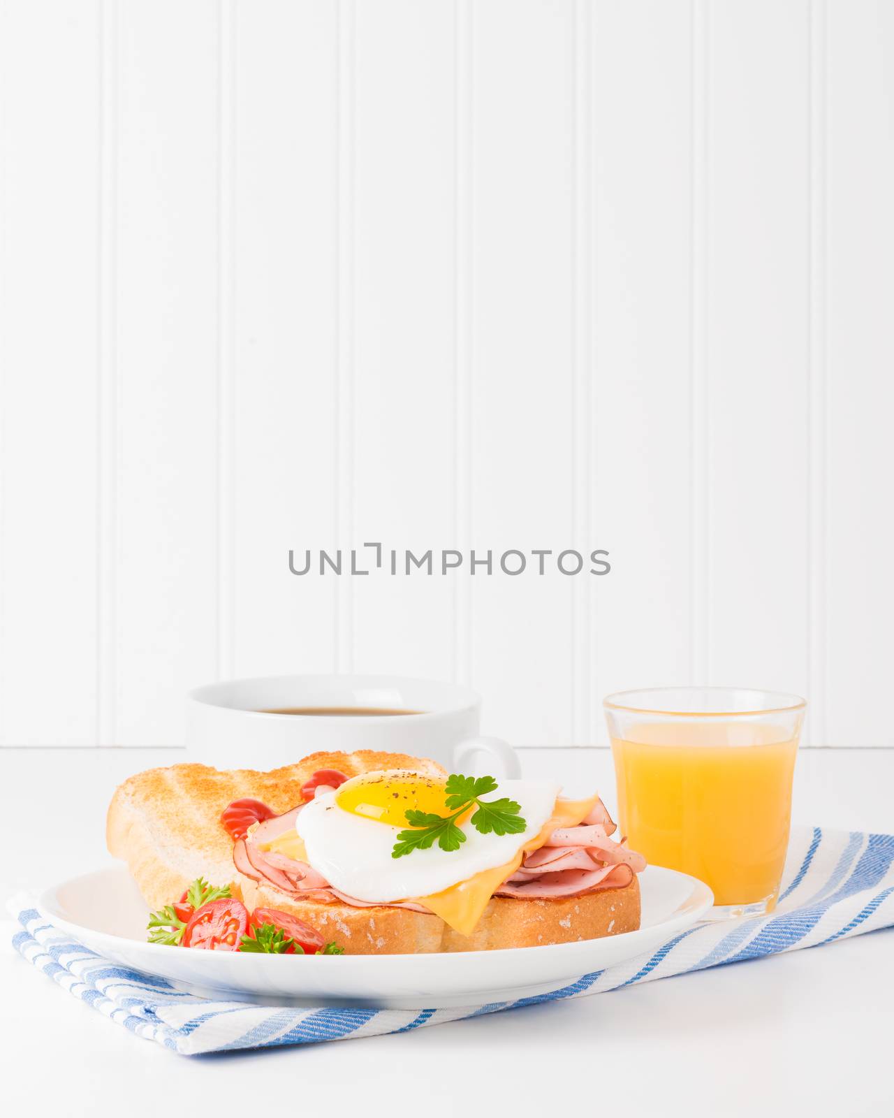 Delicious Fried Egg Sandwich Portrait by billberryphotography