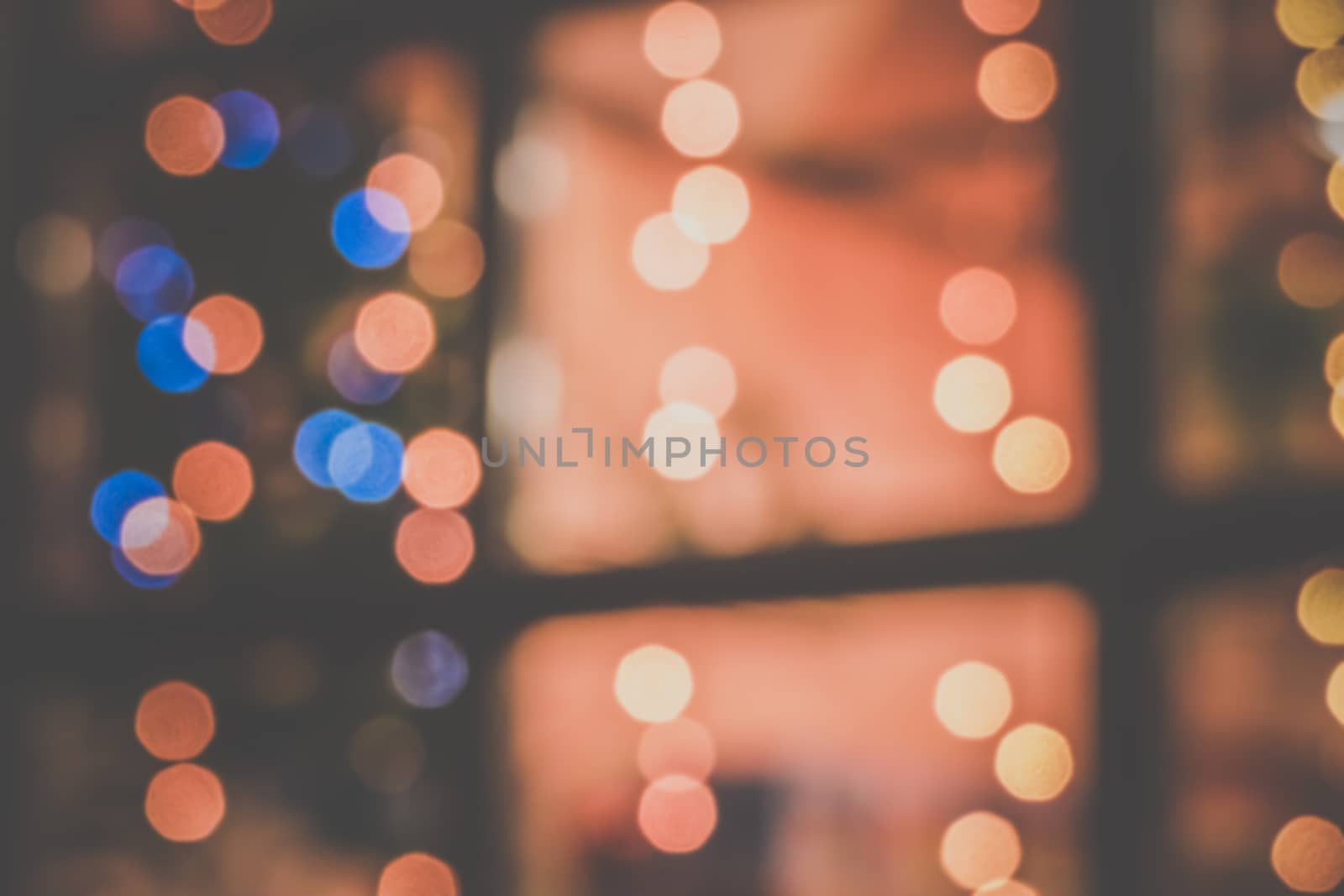 Abstract circular bokeh background by teerawit