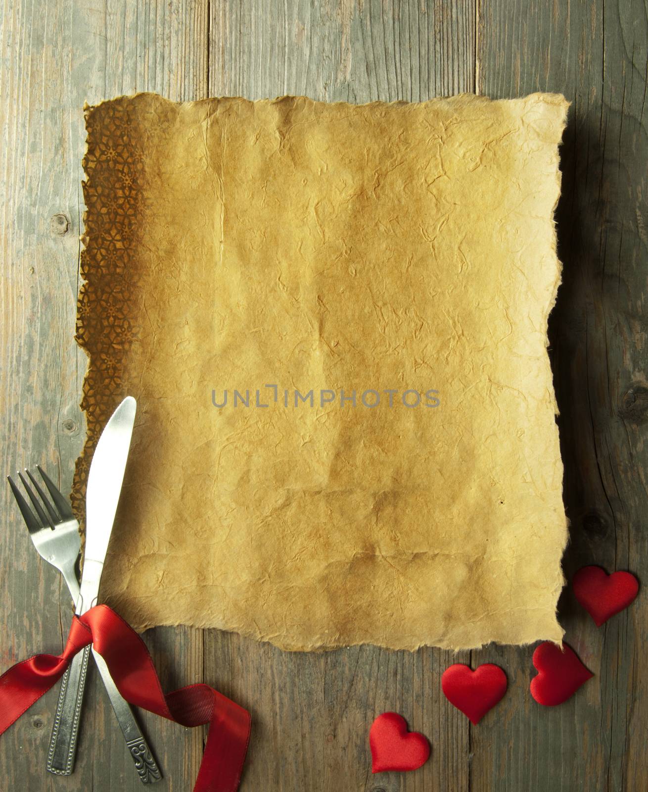 Valentines menu background by unikpix
