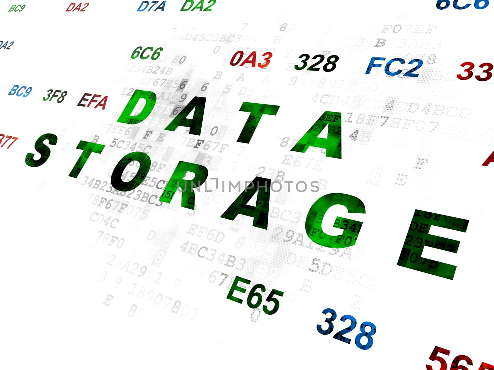 Data concept: Data Storage on Digital background by maxkabakov
