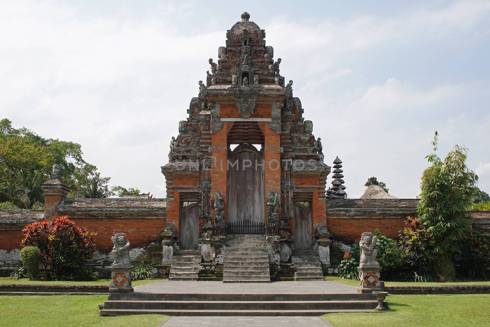 BALI, INDONESIA - SEPTEMBER 29, 2015: Pura Taman Ayun, one of the most important temples of Bali on September 29, 2015 in Mengwi, Indonesia