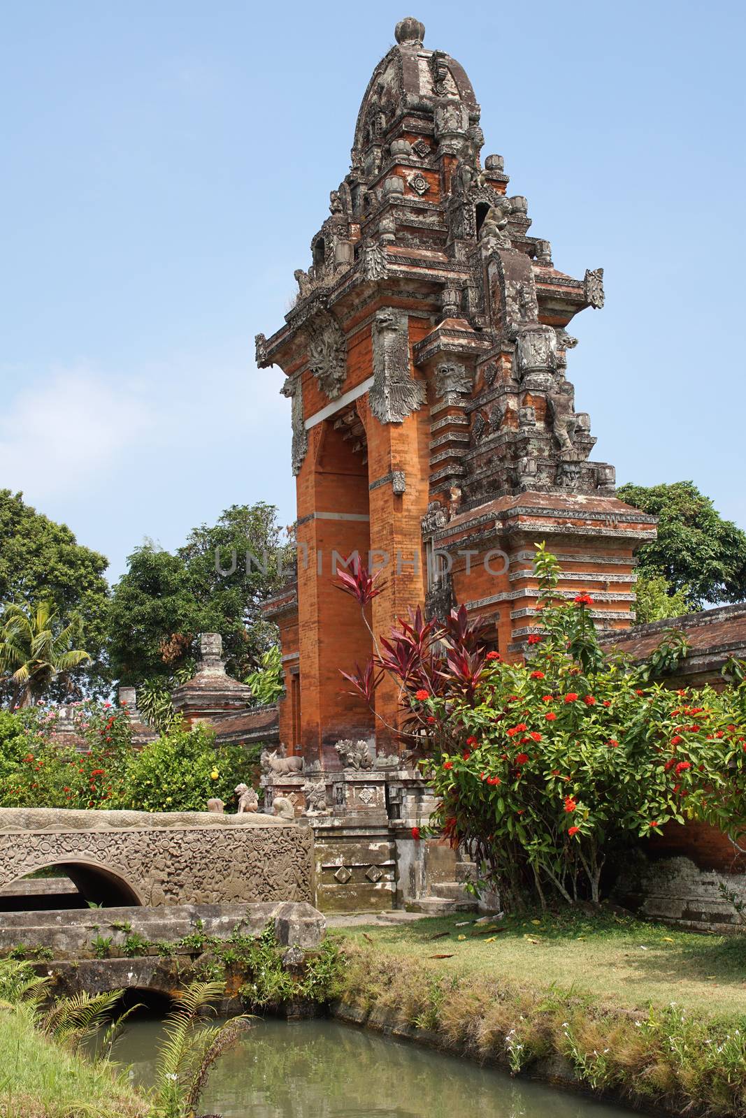 BALI, INDONESIA - SEPTEMBER 29, 2015: Pura Taman Ayun, one of the most important temples of Bali on September 29, 2015 in Mengwi, Indonesia