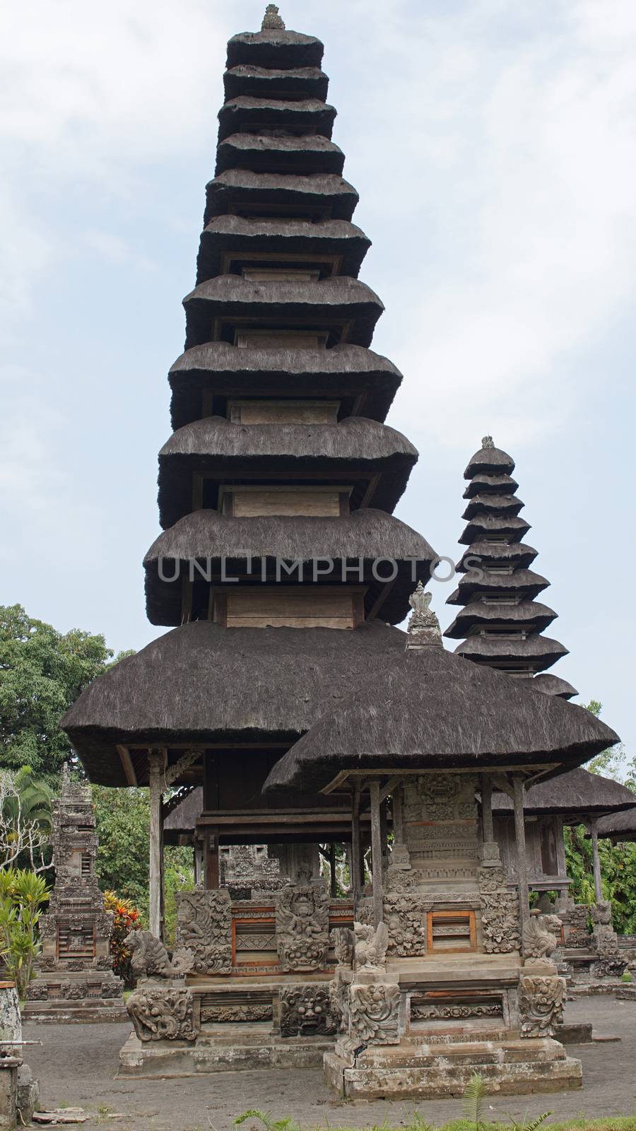 BALI, INDONESIA - SEPTEMBER 29, 2015: Pura Taman Ayun, one of the most important temples of Bali on September 29, 2015 in Mengwi, Indonesia