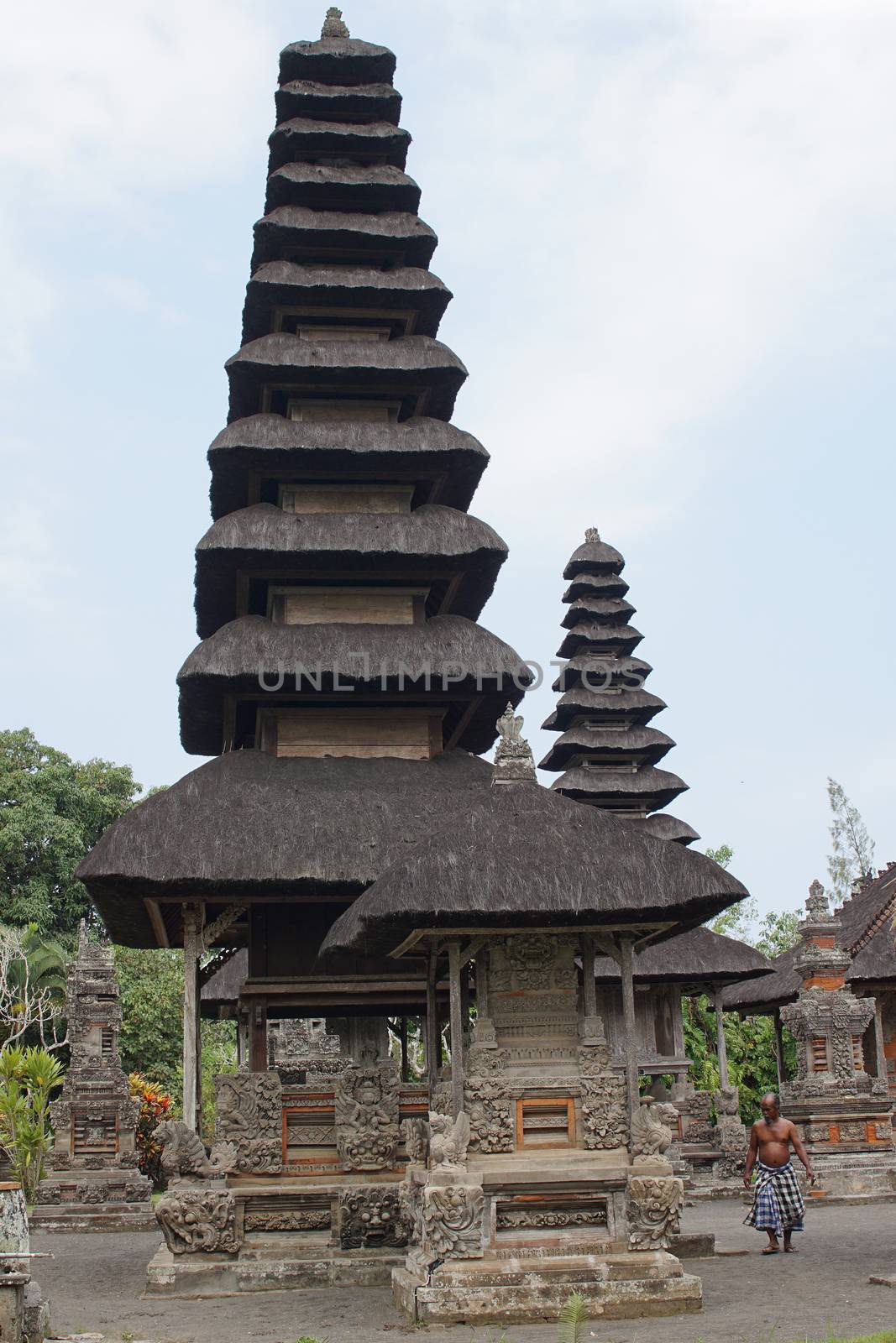 BALI, INDONESIA - SEPTEMBER 29, 2015: Pura Taman Ayun, one of the most important temples of Bali on September 29, 2015 in Mengwi, Indonesia