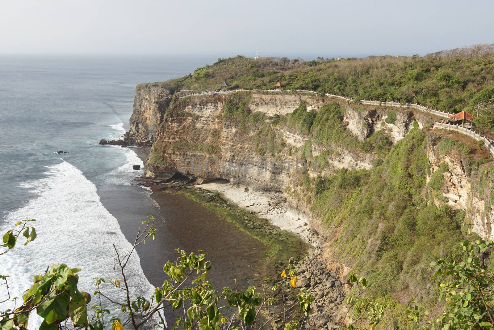 Cliff coast close to Uluwatu Temple, Bali, Indonesia