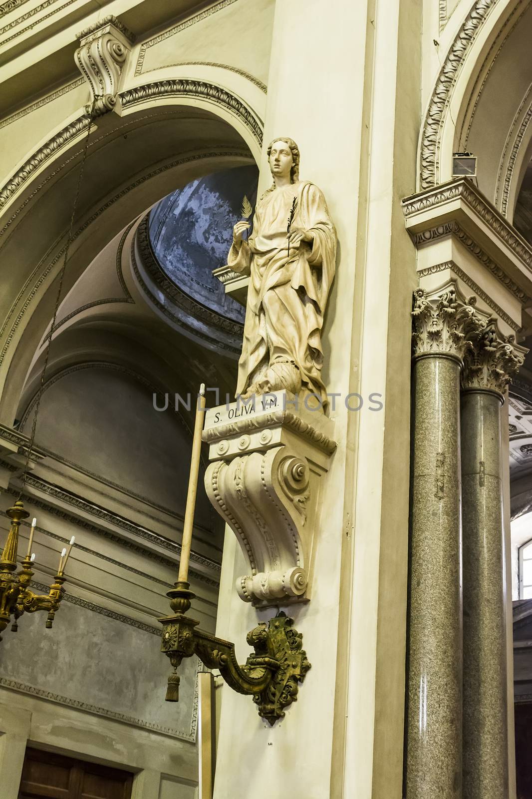 Saint Olivia of Palermo - Cathedral of Palermo in Sicily, Italy by ankarb