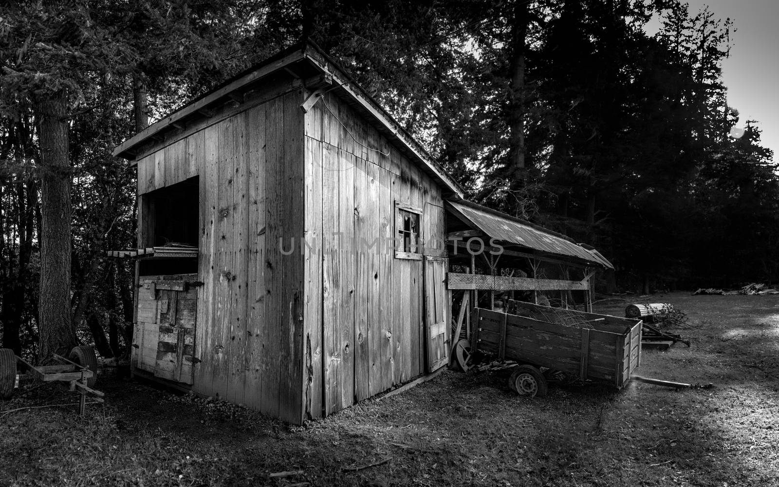 Old Barn Landscape by backyard_photography