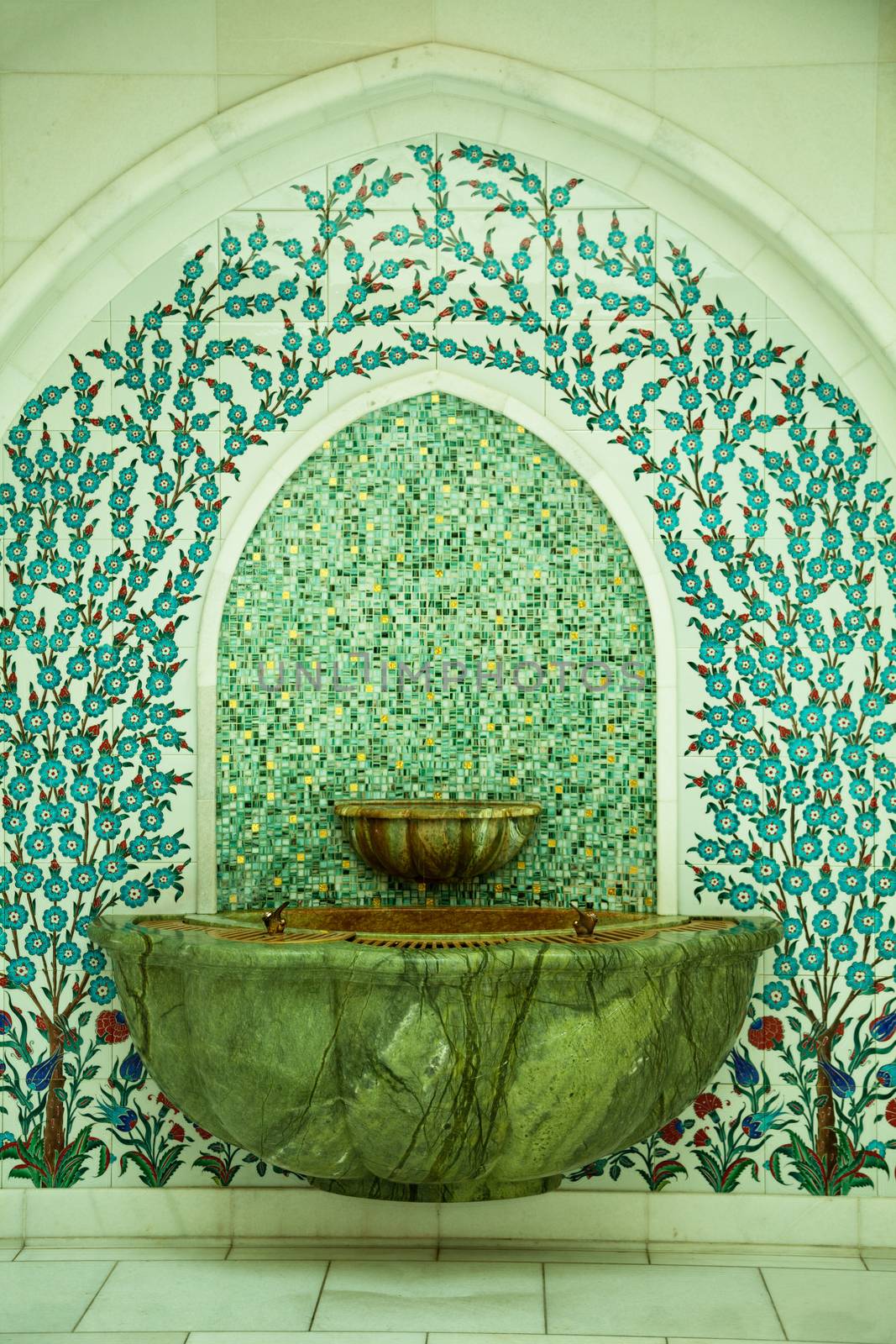 Sheikh Zayed Grand Mosque ablution by oleandra