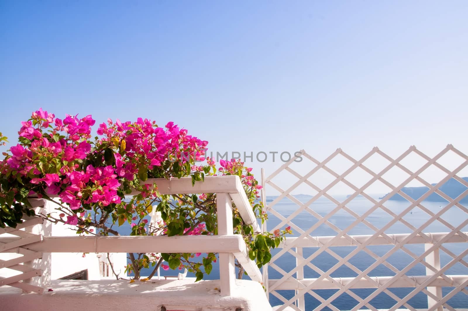 Lovely fence in Oia, Santorini by mitakag