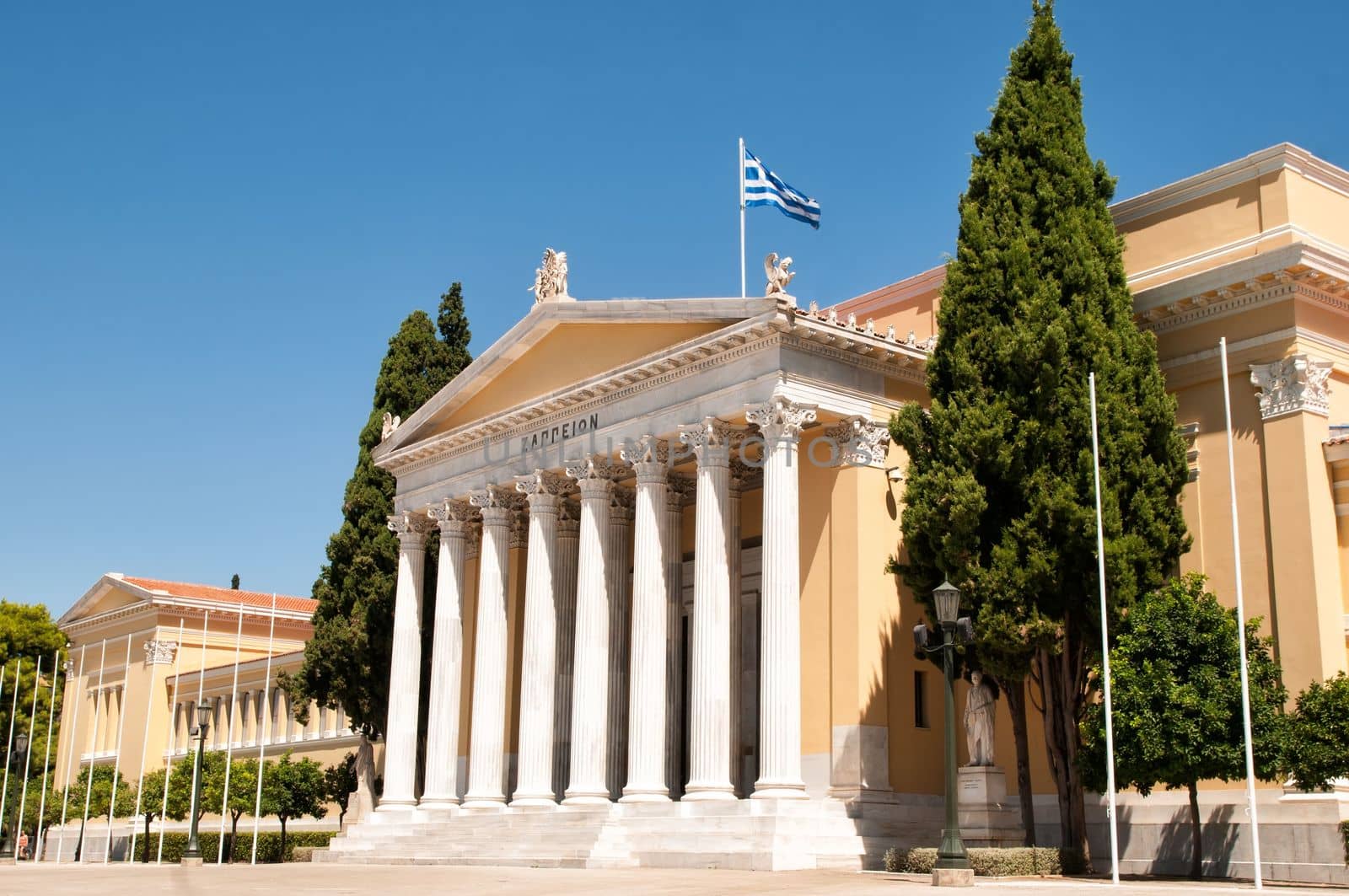 The Zappeion building in Athens, Greece