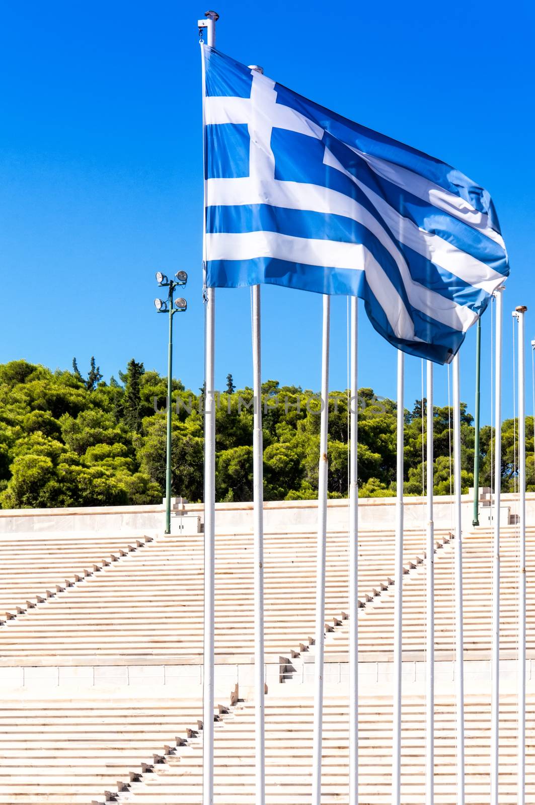 The Panathenaic Stadium hosted the first modern Olympic Games in 1896, Athens.