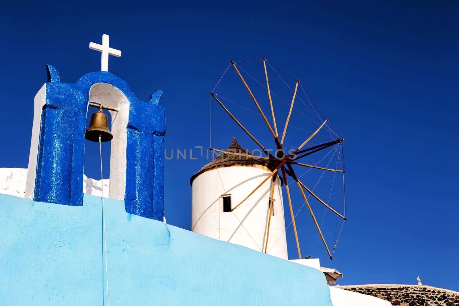 Windmill in Oia, Santorini, Greece. by mitakag
