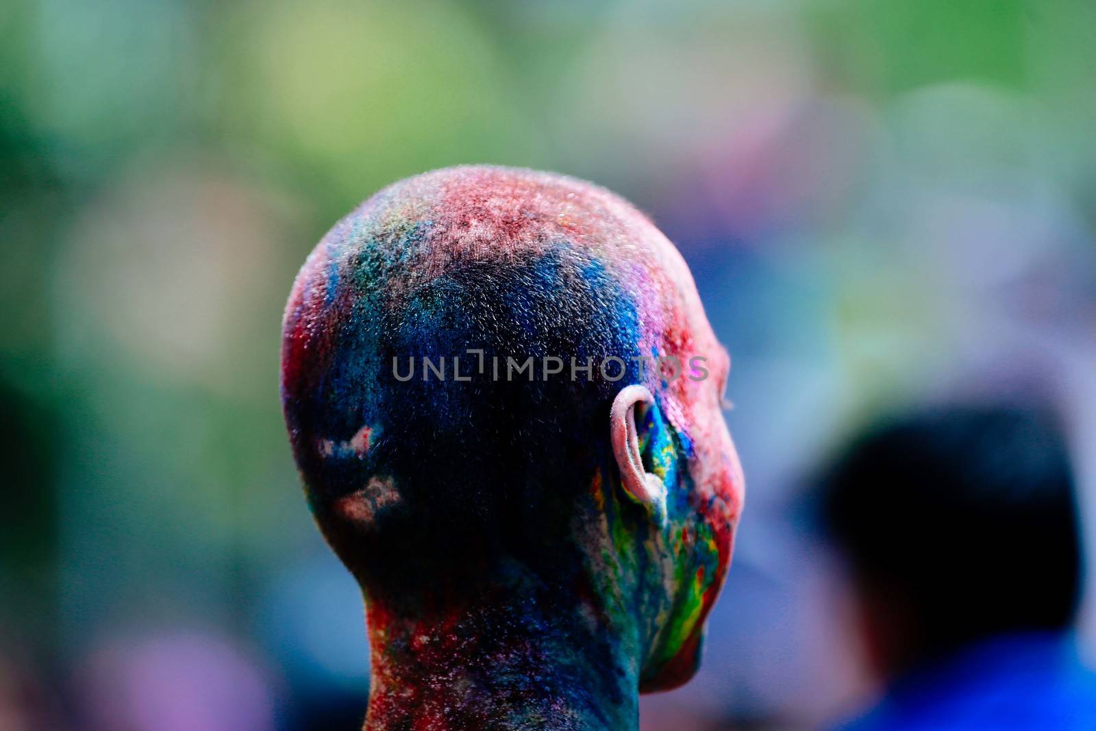 MALAYSIA, Kuala Lumpur: Revellers dance and spray colored powder during the Holi Festival in Kuala Lumpur on March 26, 2016. Holi, also called the Festival of Colours, is a popular Hindu spring festival observed in India, Malaysia and other countries at the end of the winter season on the last full moon day of the lunar month. 
