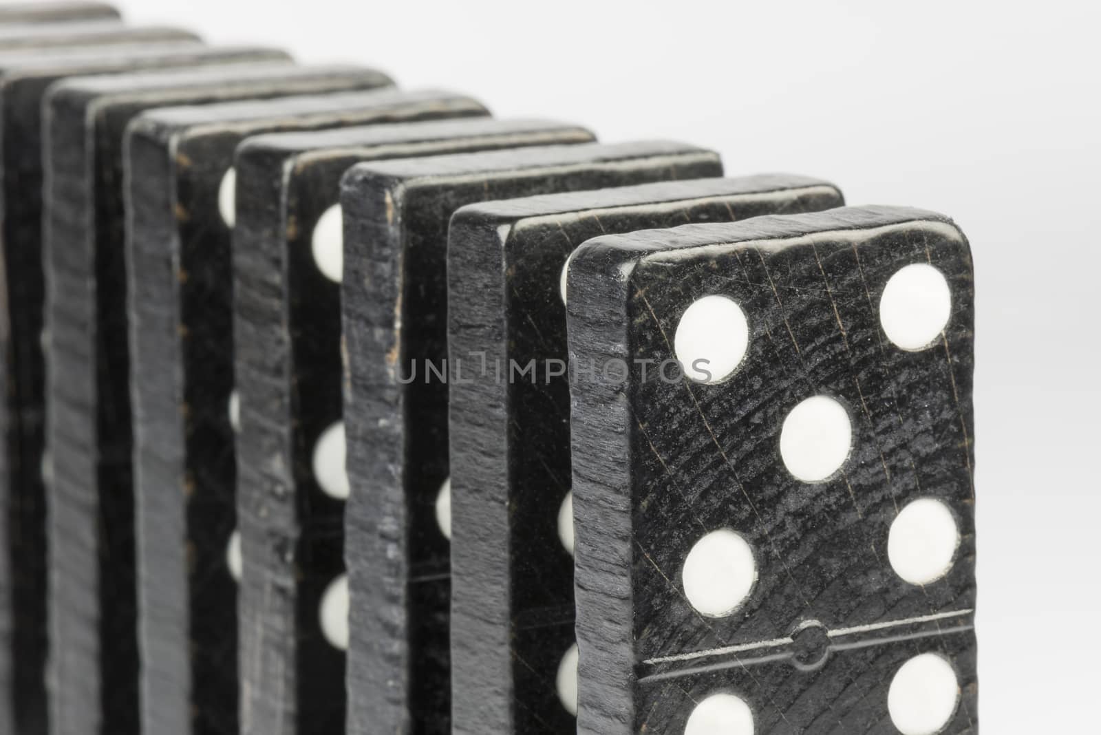 Black Domino bricks by Tofotografie