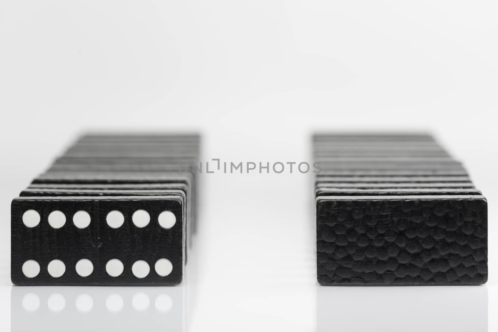 Black Domino bricks by Tofotografie