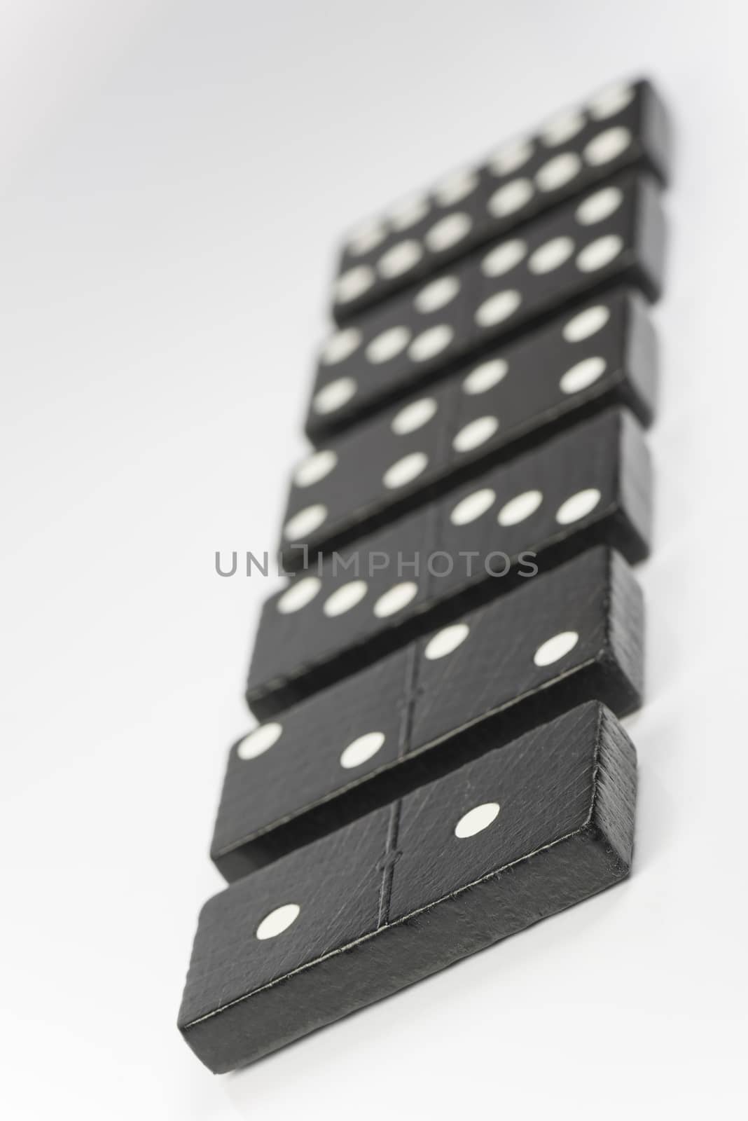 Black Domino bricks by Tofotografie