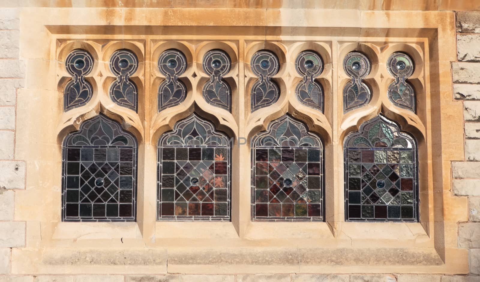 Window of St.Andrew's church in Bournemouth, United Kingdom