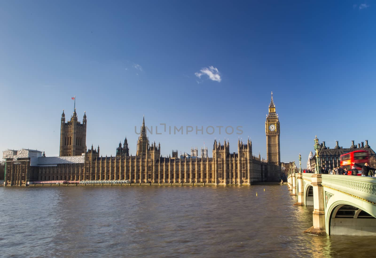 Big Ben and Houses of the Parliament in London, United Kingdom
