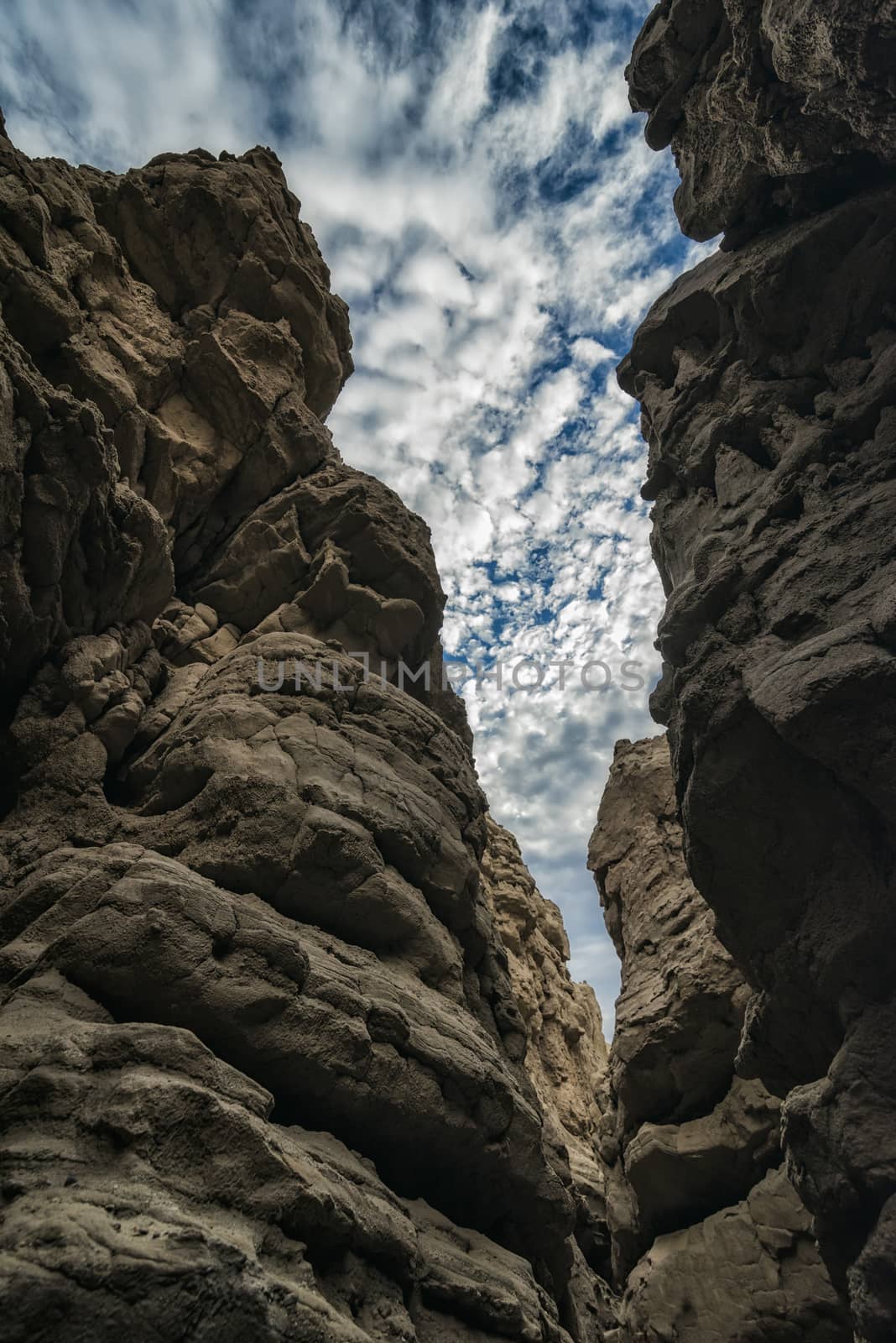 Slot Canyon in California by patricklienin