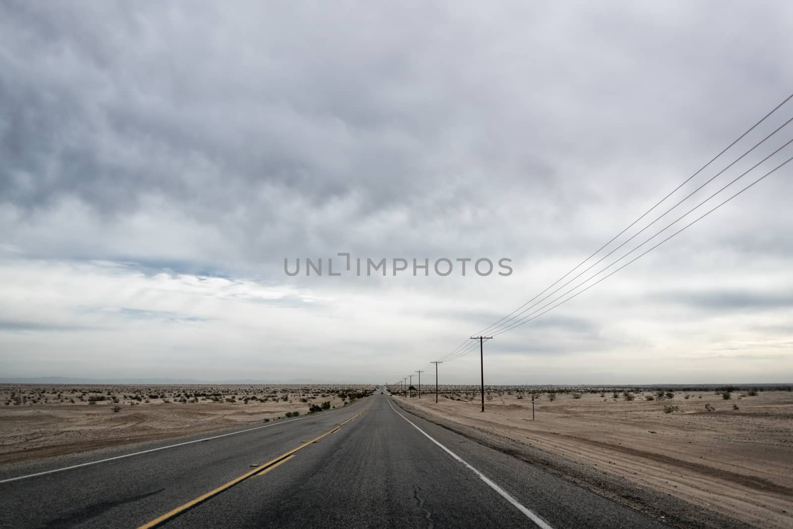 Landscape in the Anza-Borrego Desert  by patricklienin