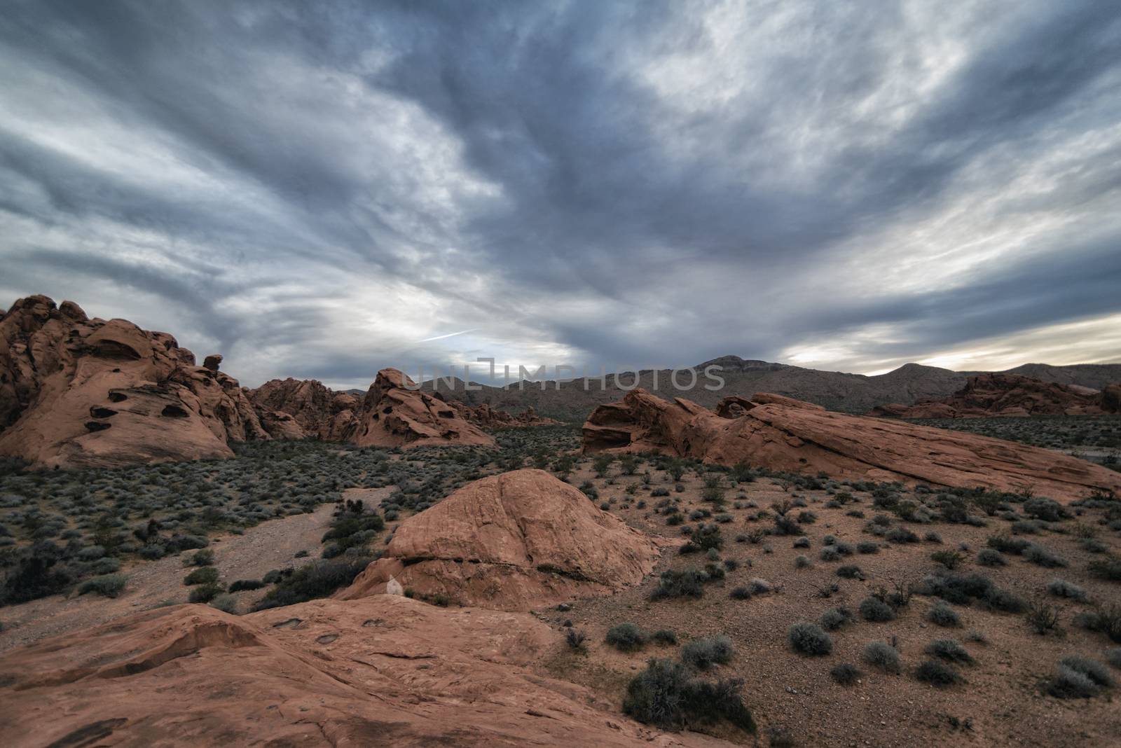 Landscape at Valley of the Fire State Park, California