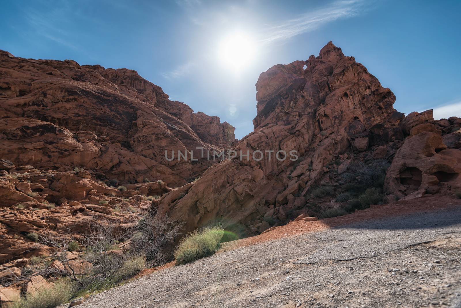 Landscape at Valley of the Fire State Park, California