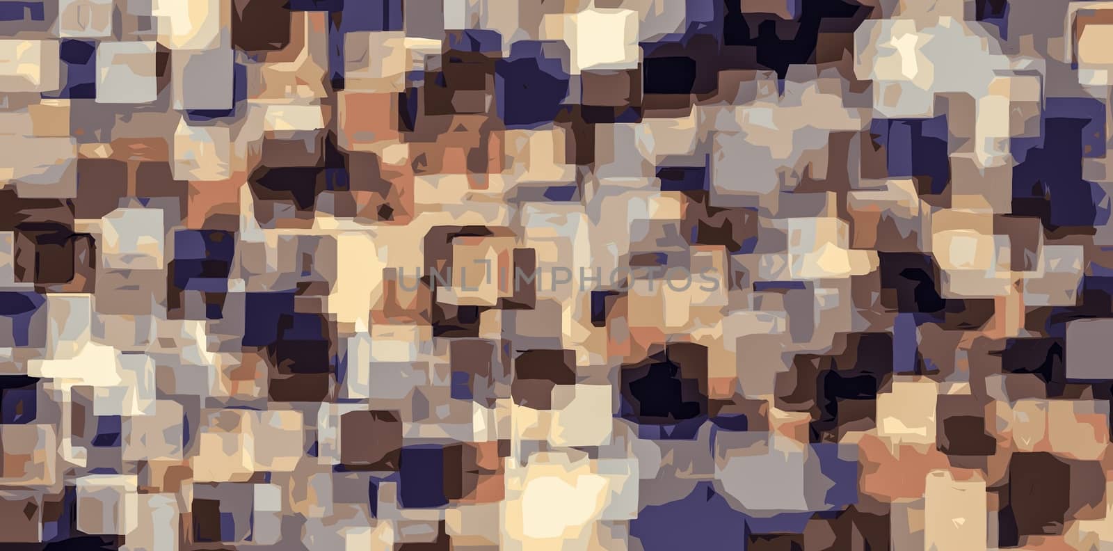 blue and brown square pattern abstract background by Timmi