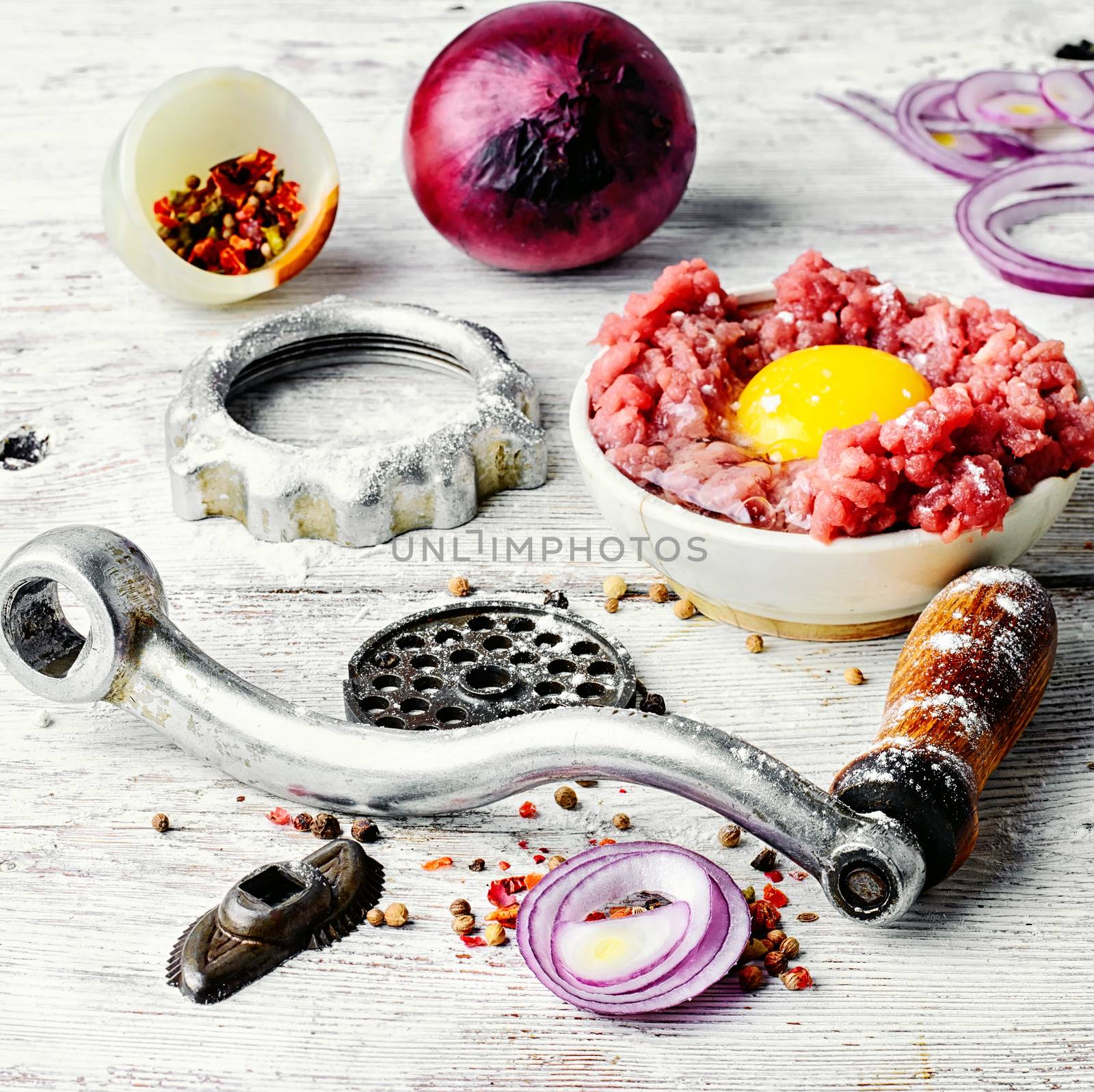 Cooking ground beef by LMykola