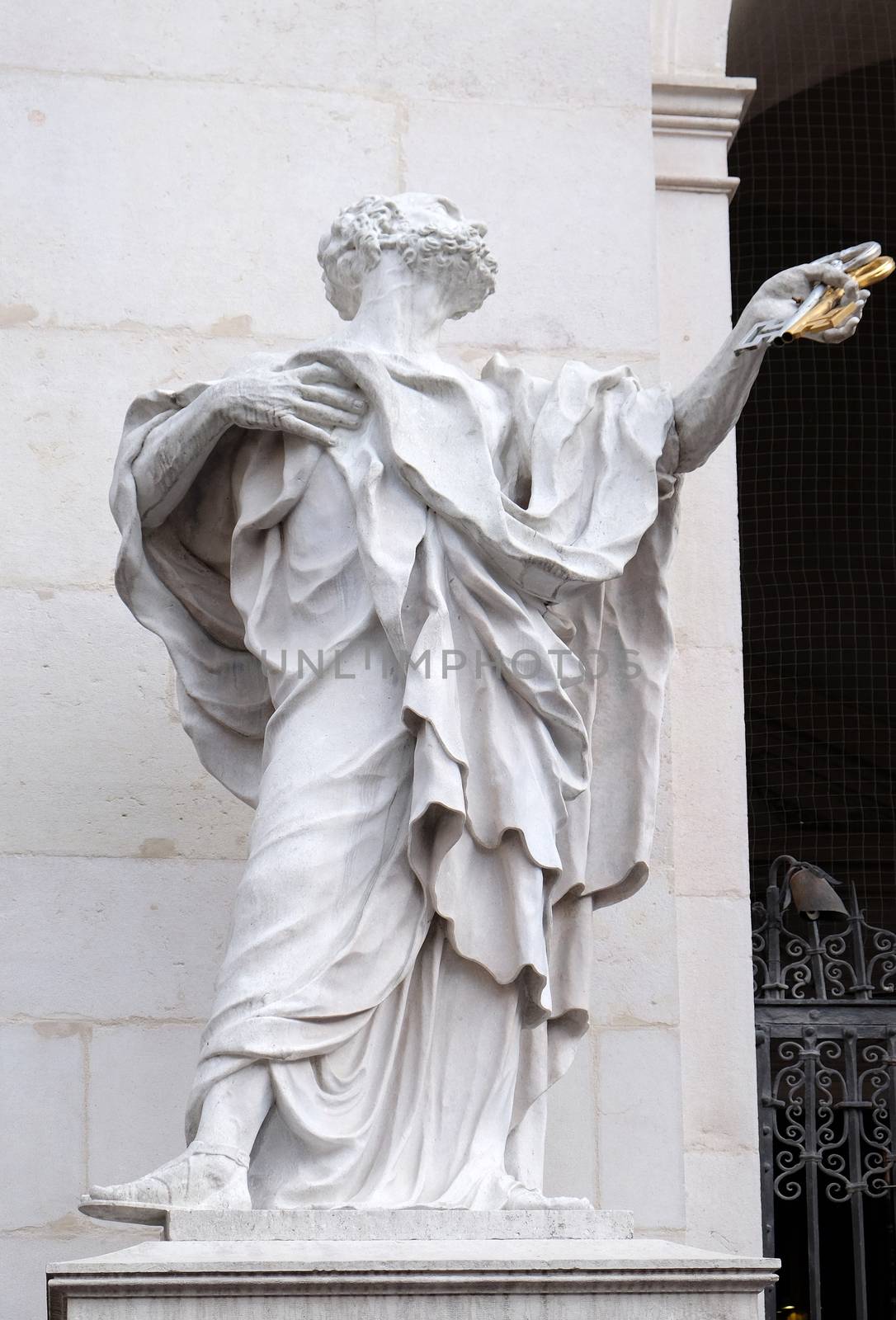 St. Peter statue at Salzburg Cathedral, Austria