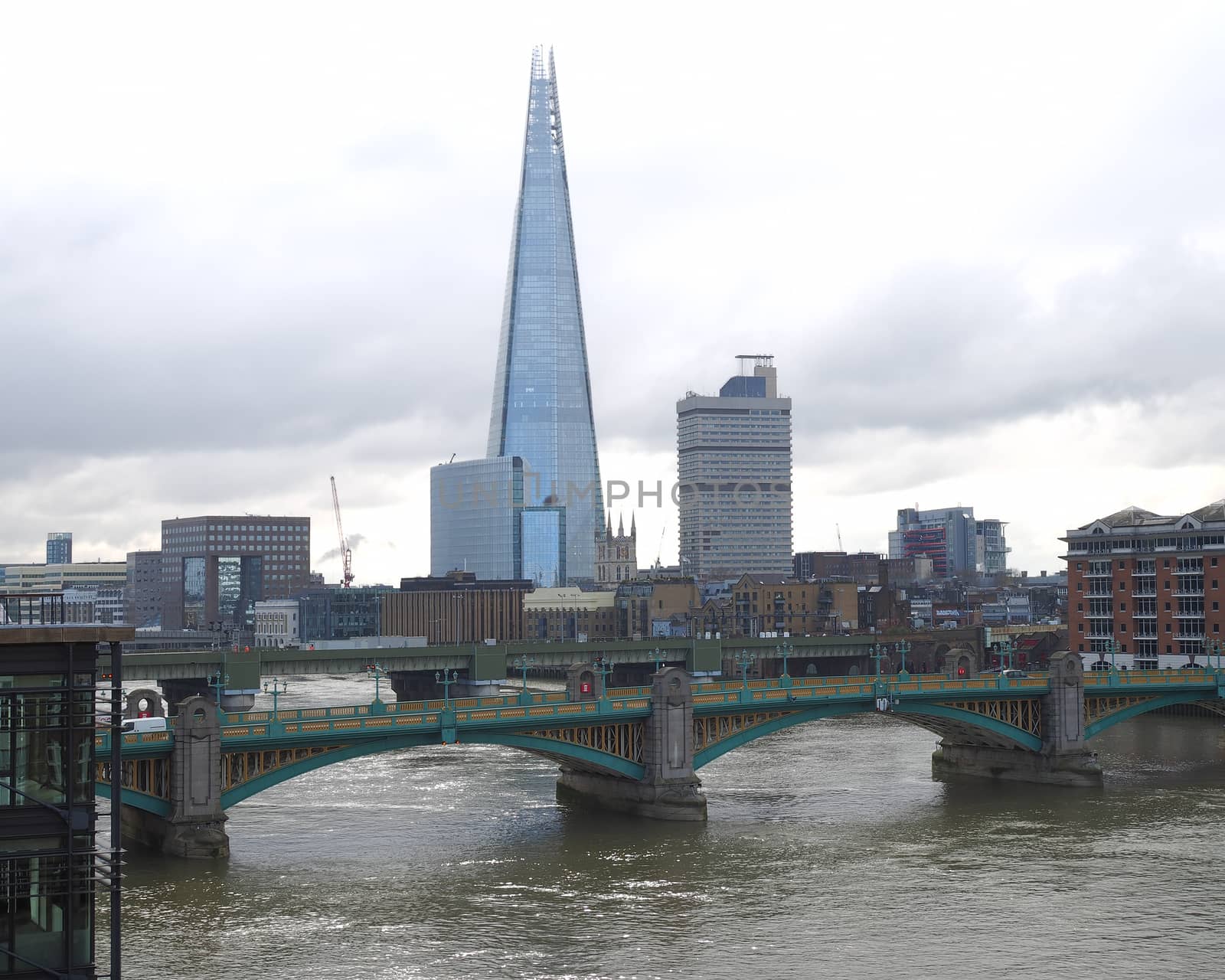 Southwark bridge across the Thames in London,UK.