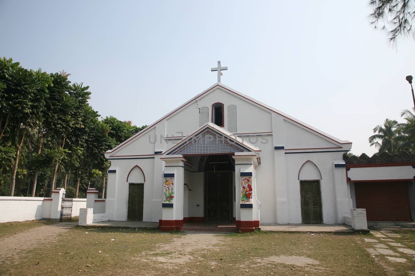 The Catholic Church in Bosonti, West Bengal, India.